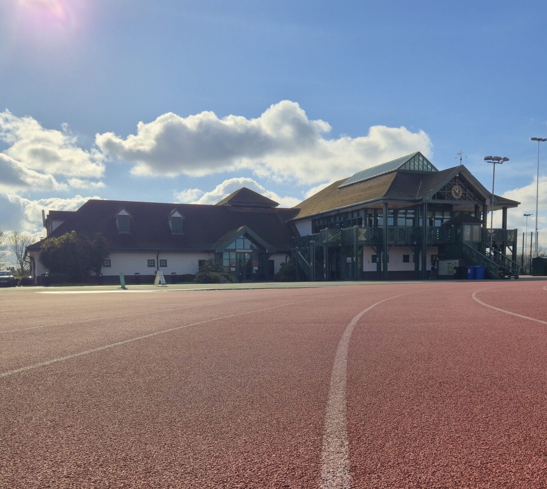 Cambridge University Athletics Track clinic location.