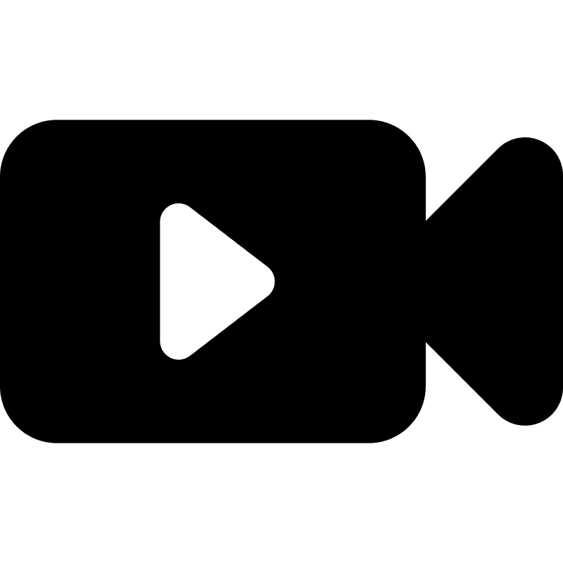 Rehabilitation video physiotherapy icon